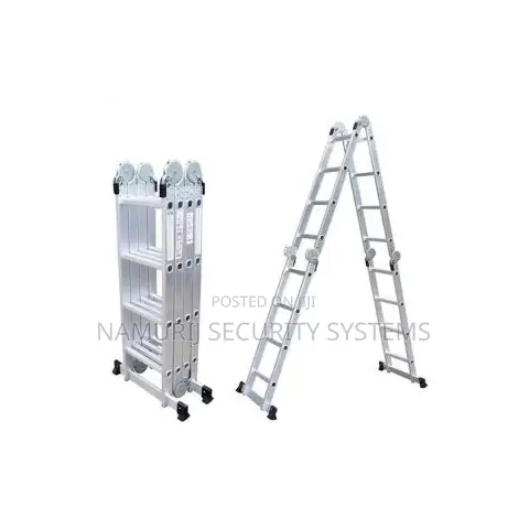 Ngazi ya Aluminium ya Matumizi Mengi 4x4 Futi 16 - 1