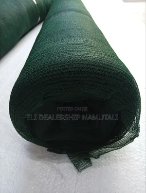 Dark Green Safety Netting - Construction Scaffolding Protection
