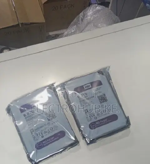 WD Purple 8TB Hifadhi ya Kamera za Usalama za CCTV - 1
