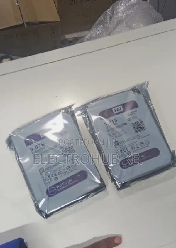 8TB WD Purple Hard Drive ya CCTV kwa Kurekodi Masaa 24/7 - 1