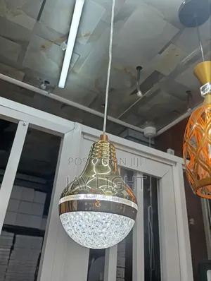 Gold Finish Iron LED Mini Chandelier Pendant Light