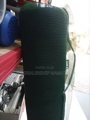 Construction Safety Mesh Net - Dark Green Dust Debris Barrier