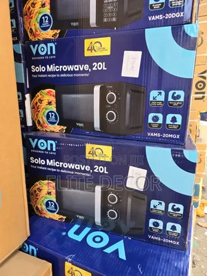 VON 20L Manual Microwave Oven – 700W