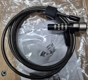 Funguo ya Laptop ya Wedge Slot - Kifungio cha Kebo cha Nambari 4