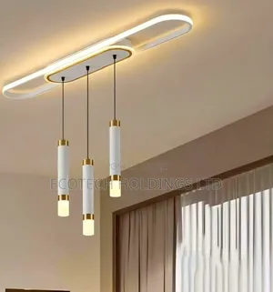 Mwanga wa Kisasa wa Pete ya Oval LED Pendant