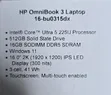 New HP Laptop 16GB AMD Ryzen 3 SSD - 2