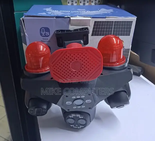 V380 Pro 4-Lens 4G Solar Camera with Dual Panels - 1