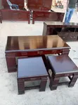 Mahogany Coffee Table Set - 1