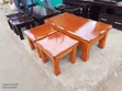 Mahogany Coffee Table Set - 2