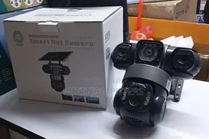 V380 Pro Triple Lens Solar CCTV Camera with Two-Way Audio