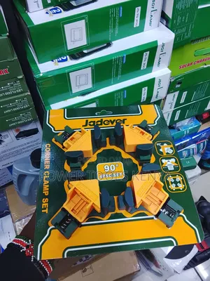 Seti ya Klampu za Kona za Jadever 90° (Pcs 4)