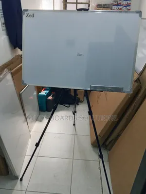 Ubao Mweupe wa Kusimama 90cm x 60cm na Tripod