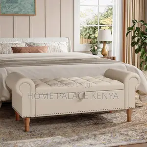 Benchi la Kifahari la Kando ya Kitanda lenye Hifadhi