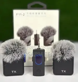 Premium F11-2 Wireless Microphone 3-in-1