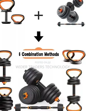 50kg 6-in-1 Adjustable Kettlebell Weights