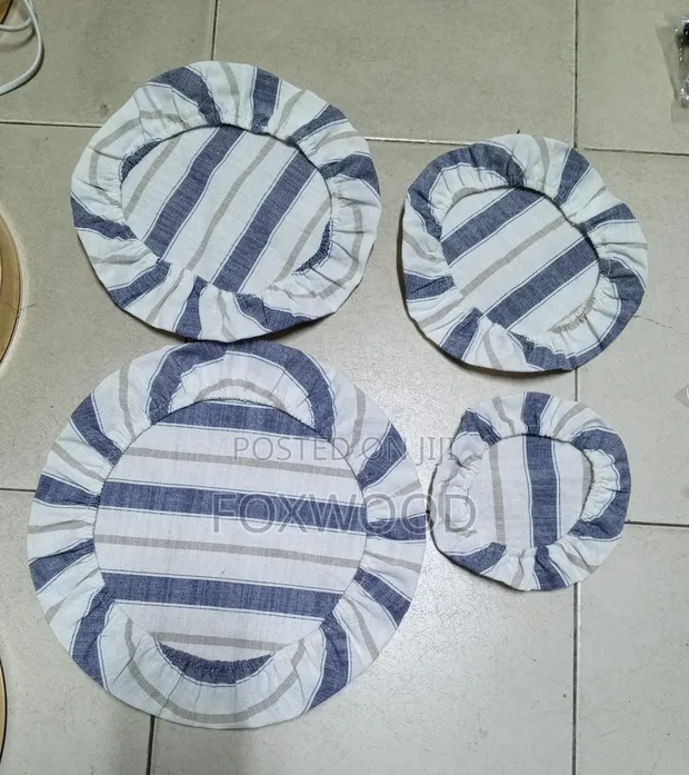 Reusable Cloth Bowl Food Covers - Set of 4 - 1