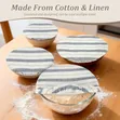 Reusable Cloth Bowl Food Covers - Set of 4 - 5