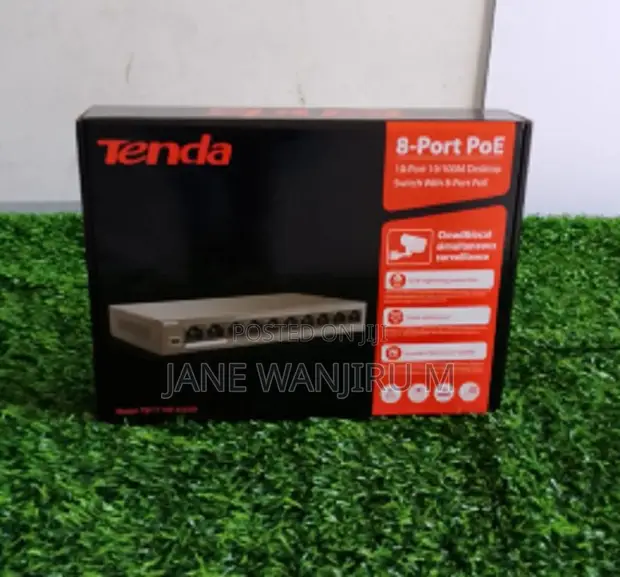 Tenda 8 Port Smart PoE Network Switch - 1