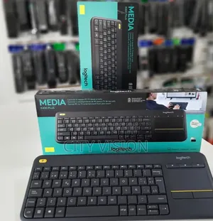 Logitech K400 Plus Kinanda Kisicho na Waya chenye Trackpad