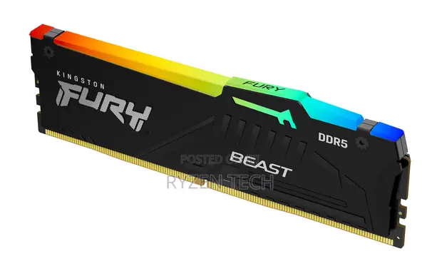 Kingston FURY Beast DDR5 8GB 6000MHz Desktop RAM - 1