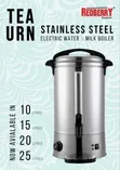 Redberry Electric Tea Urn - 10L hadi 25L - 1
