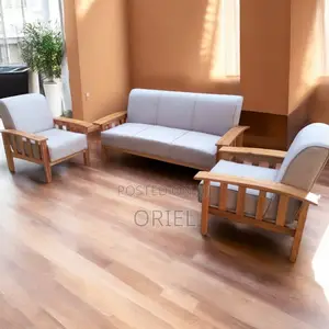 Sofa ya Ofisi ya Mahogany viti 5