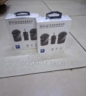 Maiki ya Wireless F11-2 kwa Vlogging na Mahojiano