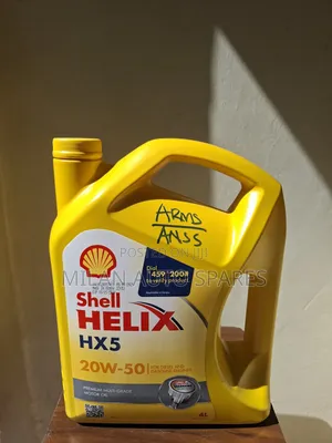 Mafuta ya Injini ya Shell Helix HX5 20W-50 (Lita 4)