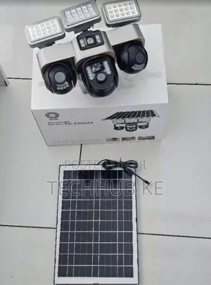 Kamera ya CCTV ya 4G yenye Lenzi Tatu na Mwanga wa Sola