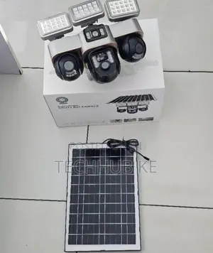 Kamera ya Usalama ya V380 6MP 4G Lenzi Tatu PTZ