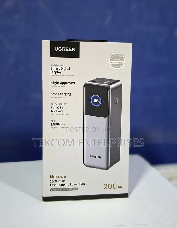 UGREEN 25000mAh 200W Fast Charging Power Bank PB722 - 1