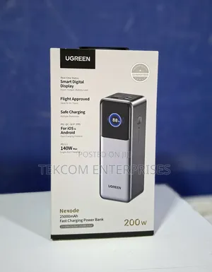 UGREEN 25000mAh 200W Power Bank ya Kuchaji Haraka PB722
