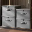 Large Capacity Foldable Lidded Storage Box - 1