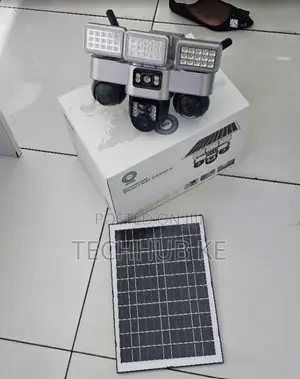 Kamera ya 4G PTZ yenye Lenzi Tatu na Taa ya Jua