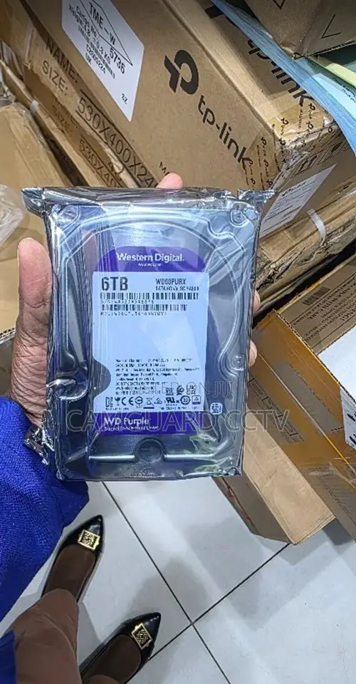 WD Purple 6TB Surveillance HDD for CCTV Systems - 1