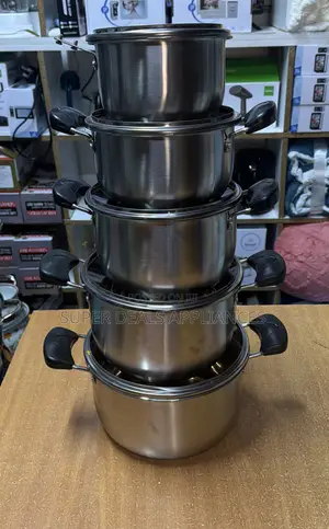 Seti ya Vyombo vya Kupikia 10 vya Smart Raha Nonstick