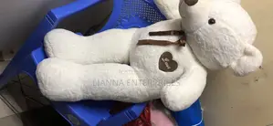 Teddy Bear Nyeupe ya Valentine 100cm