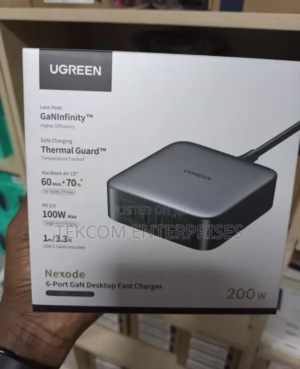 UGREEN GaN 200W Desktop Charger (6-Port) - CD271 - 1