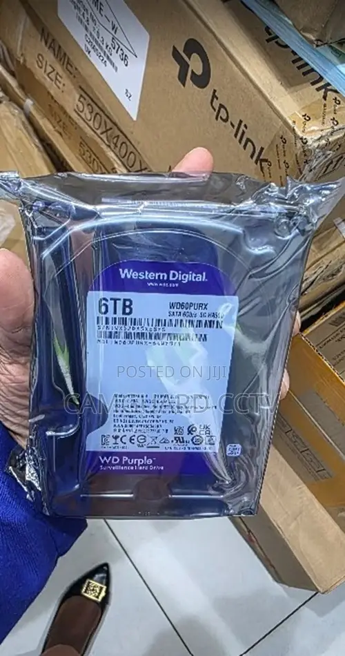 WD Purple 6TB CCTV Surveillance HDD - 1