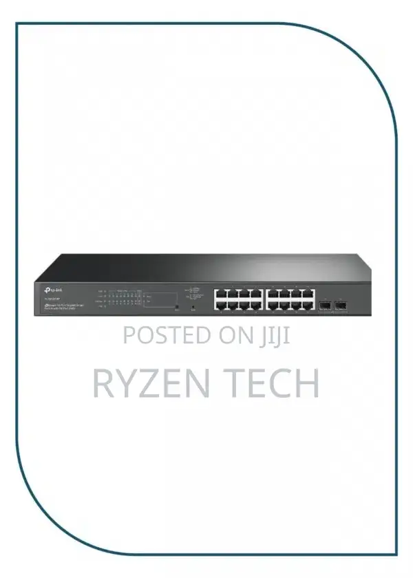 TP-Link 18-Port Gigabit Smart Switch yenye 16-Port PoE+ - 1