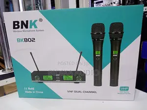 Seti ya Maikrofoni Mbili za Wireless BNK BK802