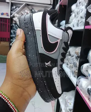 Kids' Custom Louis Vuitton-Themed Nike Air Force 1