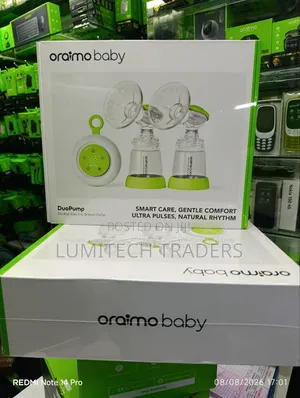 Oraimo DouPump Pampu ya Maziwa ya Umeme Isiyo na BPA yenye Mtetemo Mdogo