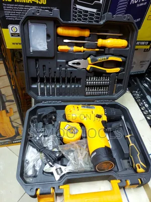 Ingco Cordless Drill Seti ya Vifaa 81