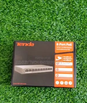 Tenda 8-Port PoE Network Switch kwa Kamera za CCTV