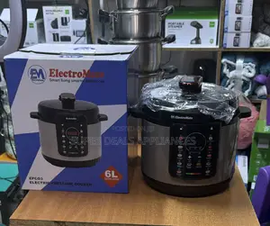 Electromate Jiko la Umeme la Pressure Cooker 6L