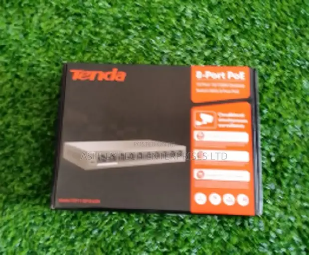 Tenda 8 Port Gigabit PoE Switch - CCTV Network Switch - 1