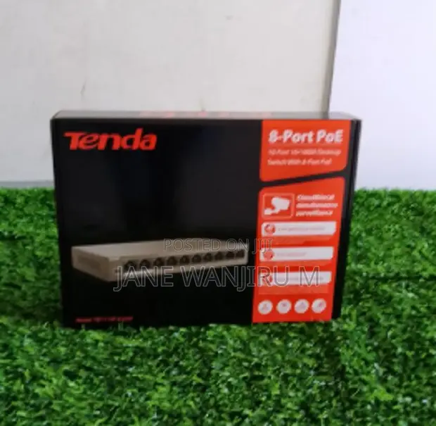 Tenda 8-Port PoE LAN Network Switch - 1