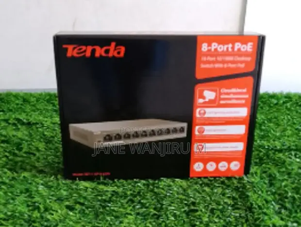 Tenda 8 Port Power Over Ethernet Network Switch - 1