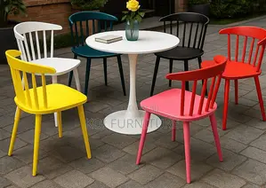 Armless Strong Plastic Outdoor Garden Chairs
